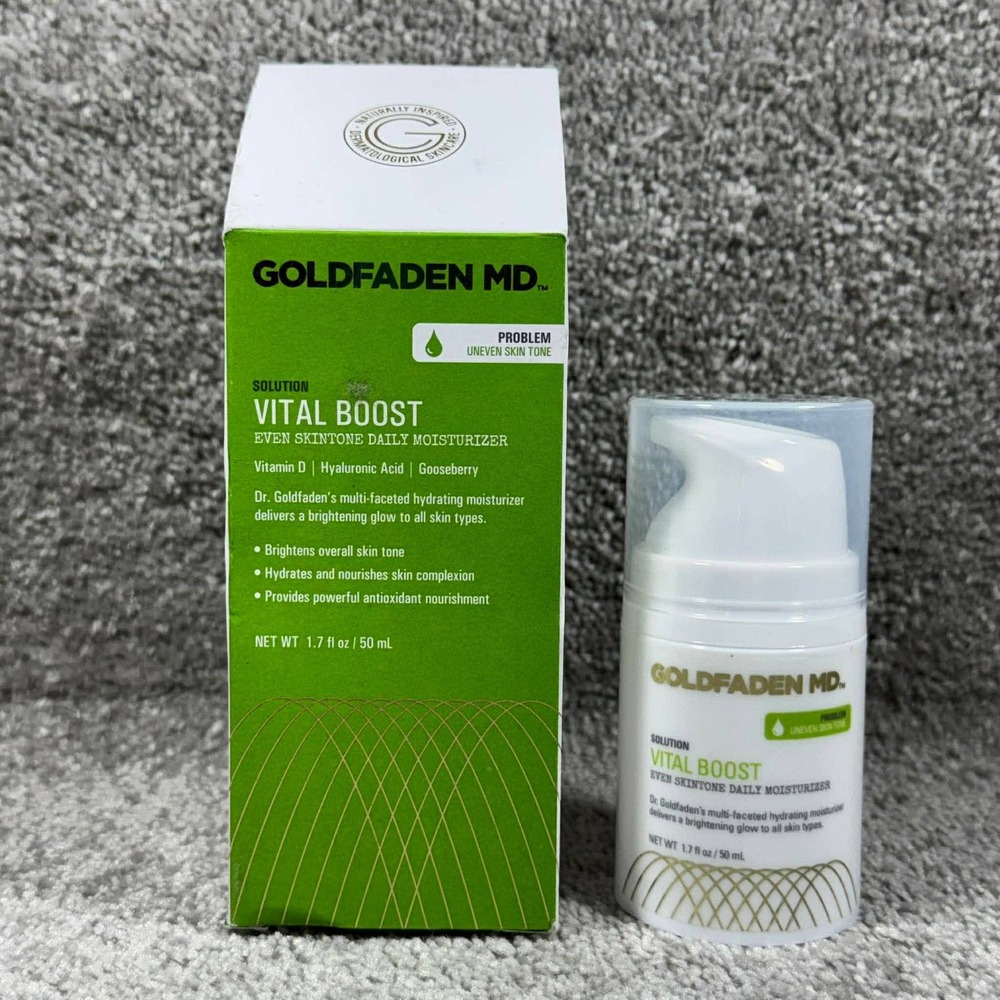 Goldfaden MD Vital‎ Boost Even Skintone Daily Moisturizer Vitamin D 1.7oz 50ml